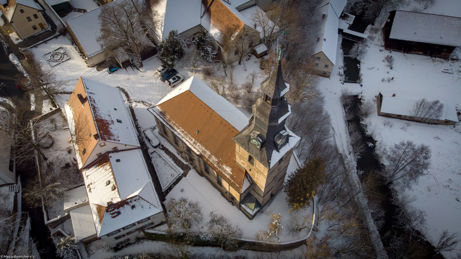 Pfarrkirche St. Johannis im Winter