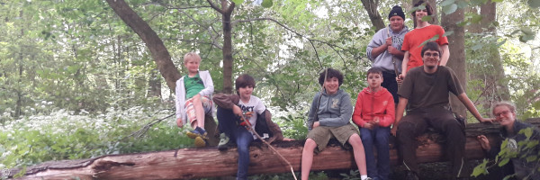 einige Teilnehmer und Mitarbeiter der Jungenjungschar