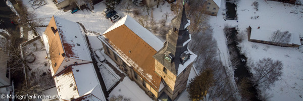 Pfarrkirche St. Johannis im Winter