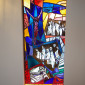 bunte Glasfenster in der Magdalenenkirche
