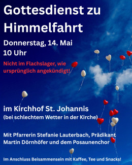 Plakat Himmelfahrt