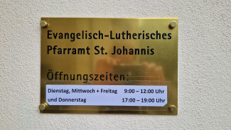 Öffnungszeiten Pfarramt