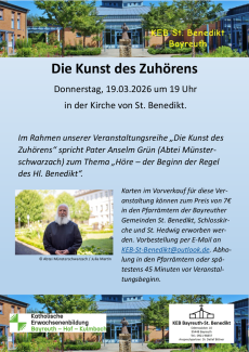 Pater Anselm Grün in St. Benedikt