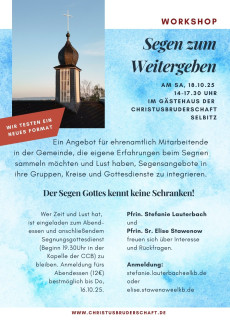 Flyer Segensworkshop