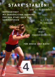 Gottesdienst "STARK STARTEN!"